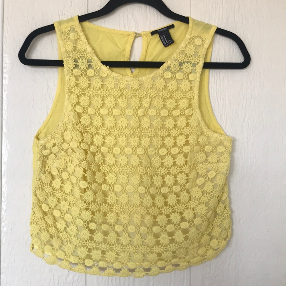 Yellow Crop Top
